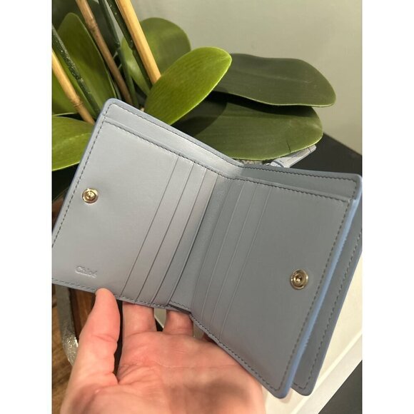 Chloe Sense Compact Wallet Card Holder Storm Blue - Picture 7 of 9
